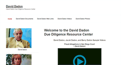 Desktop Screenshot of daviddadon.info