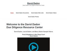 Tablet Screenshot of daviddadon.info